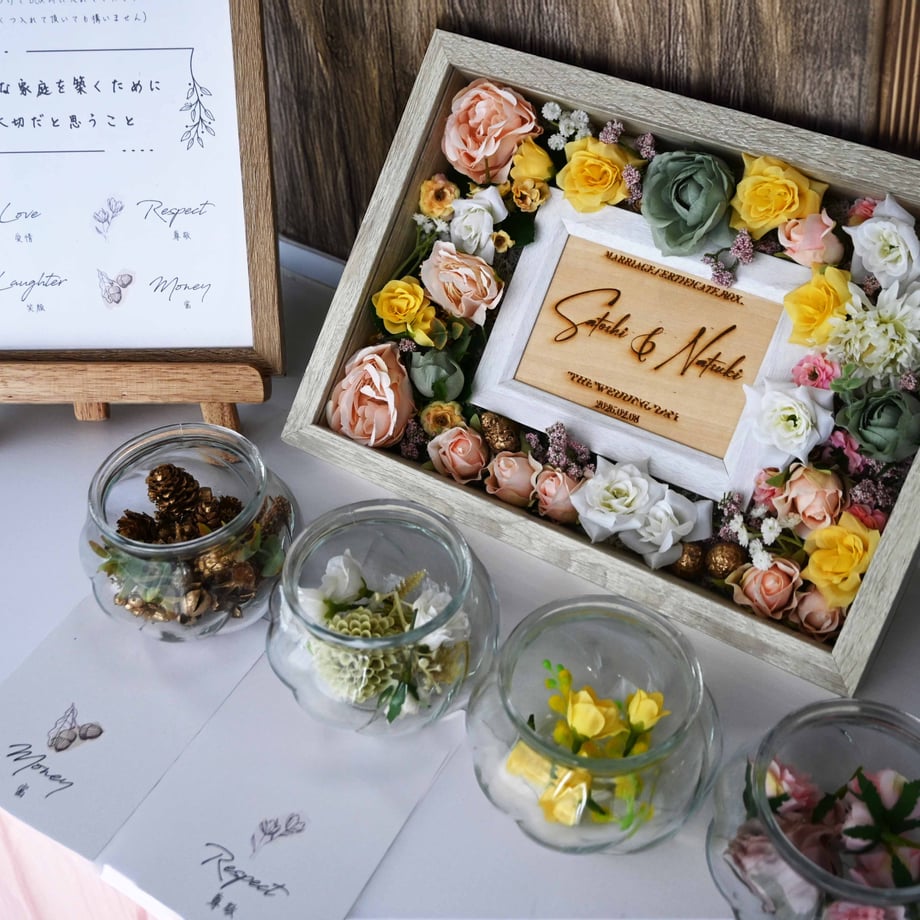 【ゲスト参加型 結婚証明書】フラワーセレモニー｜パステルでおしゃれな感動演出 13