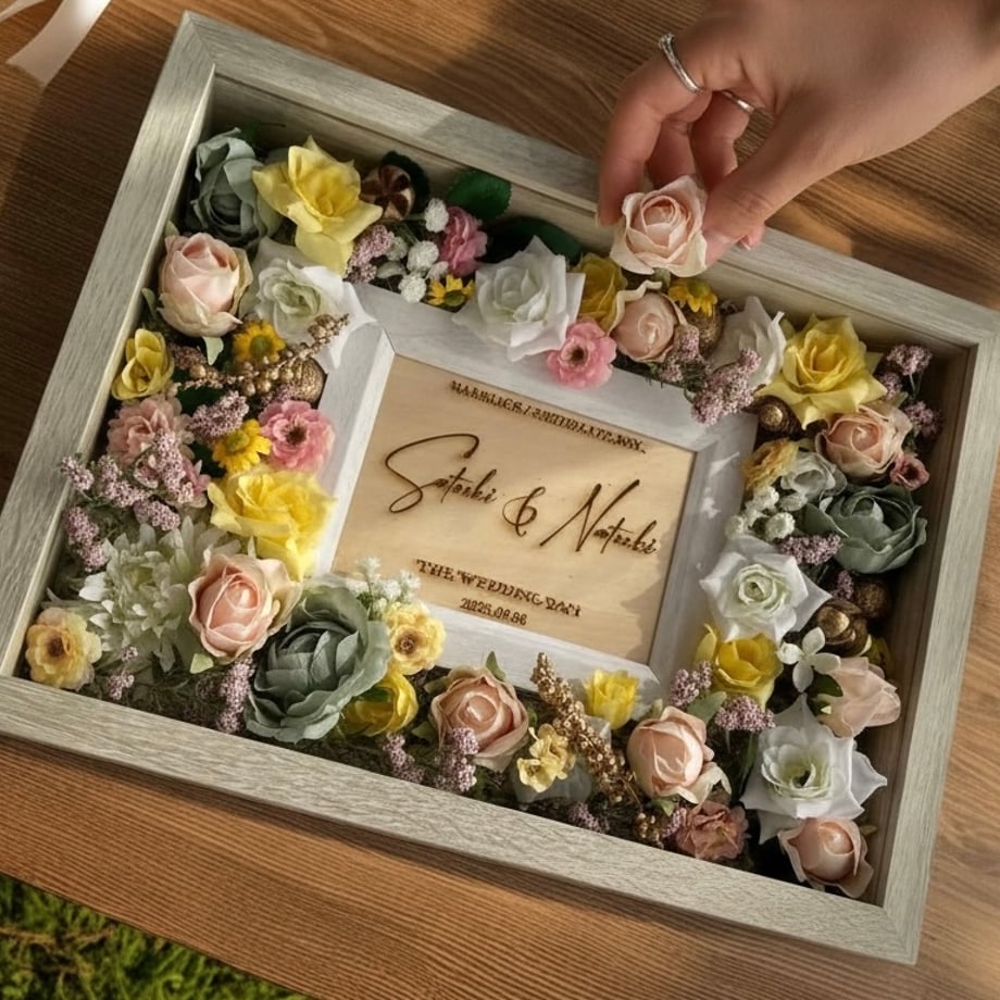 【ゲスト参加型 結婚証明書】フラワーセレモニー｜パステルでおしゃれな感動演出 2