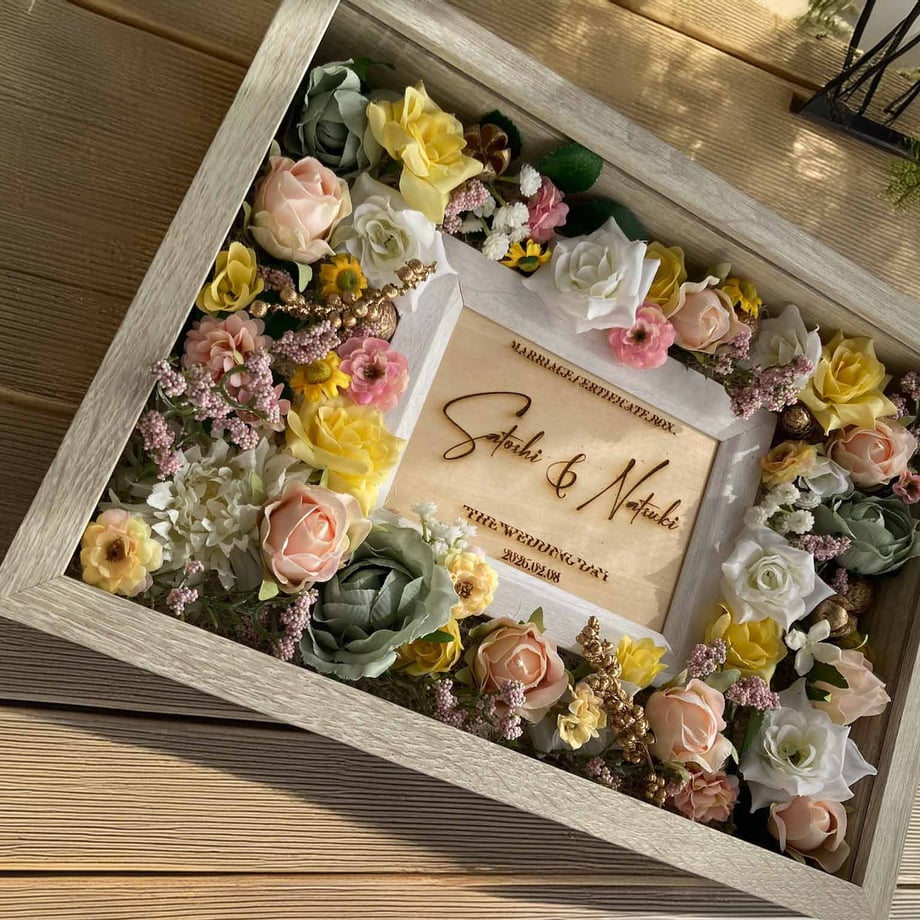【ゲスト参加型 結婚証明書】フラワーセレモニー｜パステルでおしゃれな感動演出 10