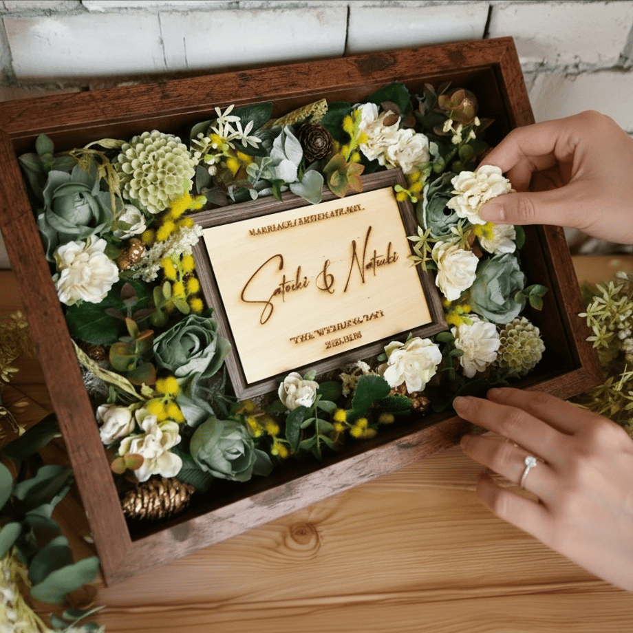 【ゲスト参加型 結婚証明書】フラワーセレモニー｜ガーデンウェディングにぴったりな感動演出 1