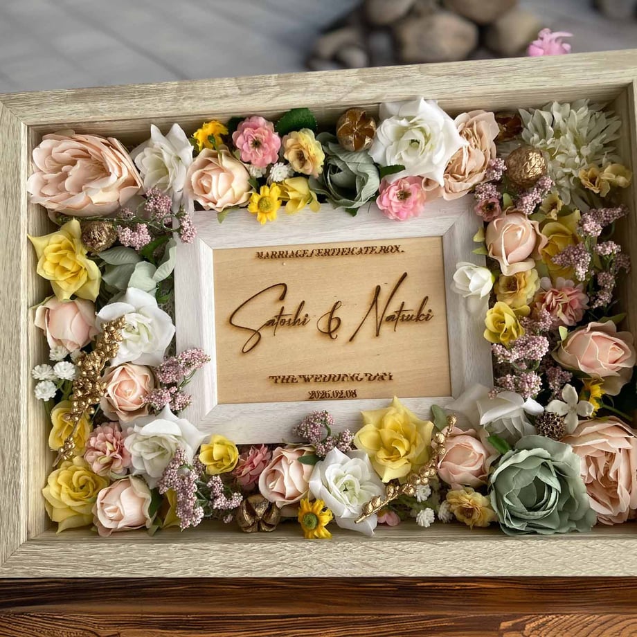 【ゲスト参加型 結婚証明書】フラワーセレモニー｜パステルでおしゃれな感動演出 3