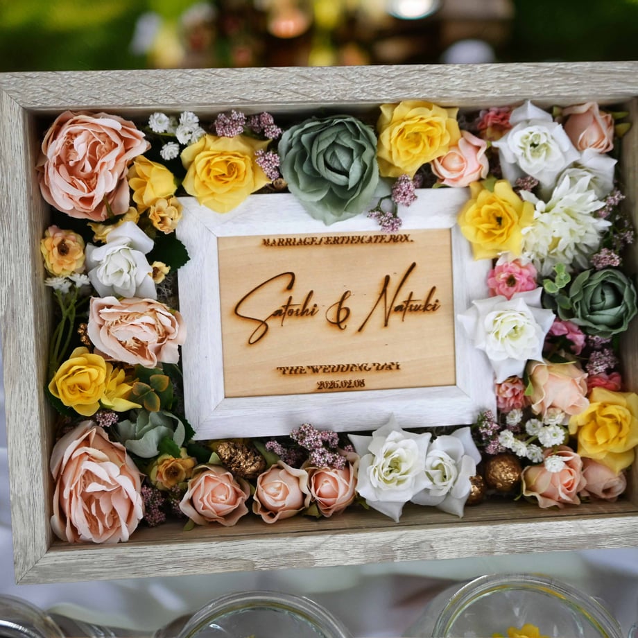 【ゲスト参加型 結婚証明書】フラワーセレモニー｜パステルでおしゃれな感動演出 12